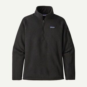 Patagonia Women's Better Sweater 1/4-Zip Fleece in Black